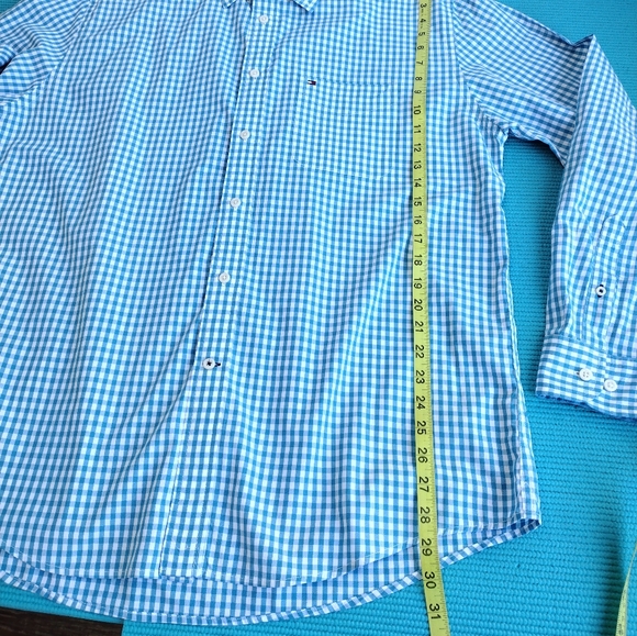 Tommy Hilfiger Mens Classic Fit Checked Plaid Shirt XL - Picture 9 of 14